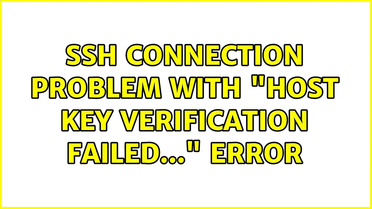 Host key verification failed raspberry pi